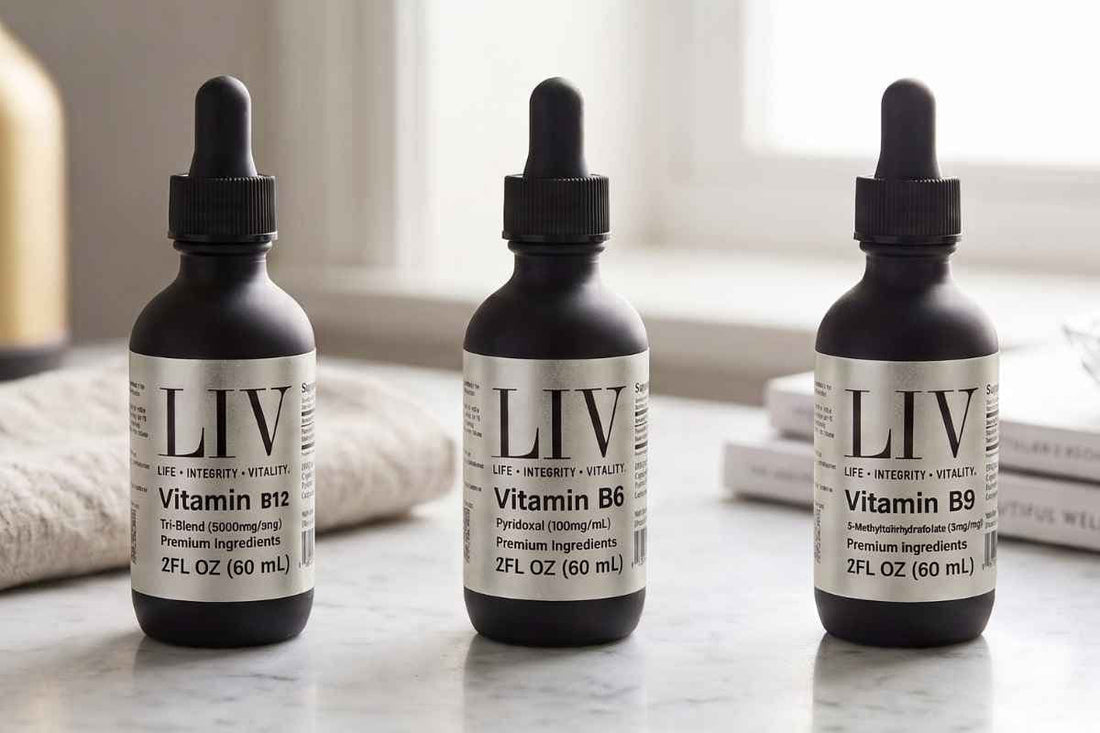 LIV vitamin b12, b6, and liquid b9