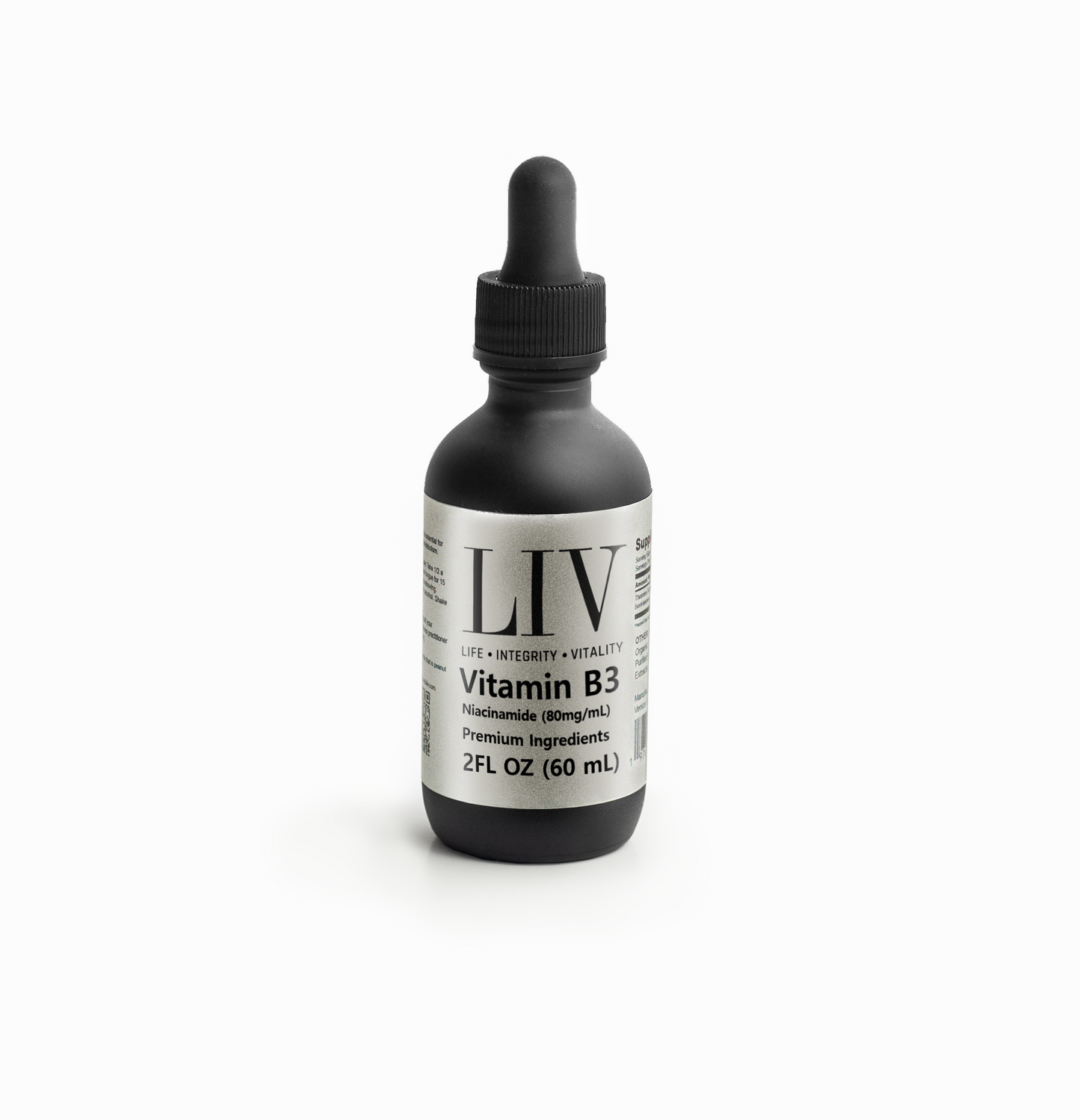 Vitamin B3 Niacin Liquid (Niacinamide 80mg, 60 servings)