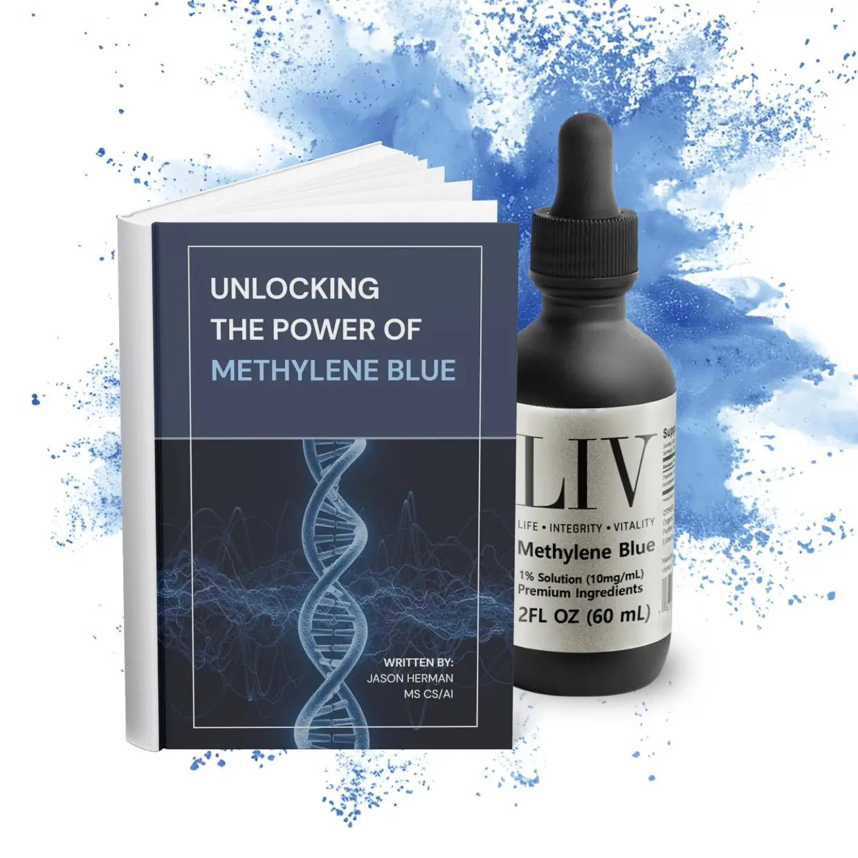 Liquid Methylene Blue (60ml) + (eBook) Methylene Blue: Unlocking The Power